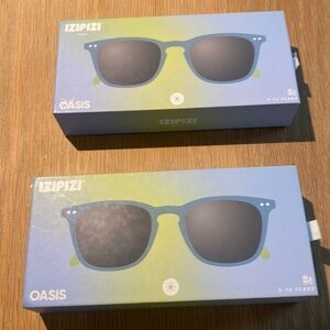 Izipizi Kids Sunglasses (5-10Y) - blue mirage, grey smoke lenses